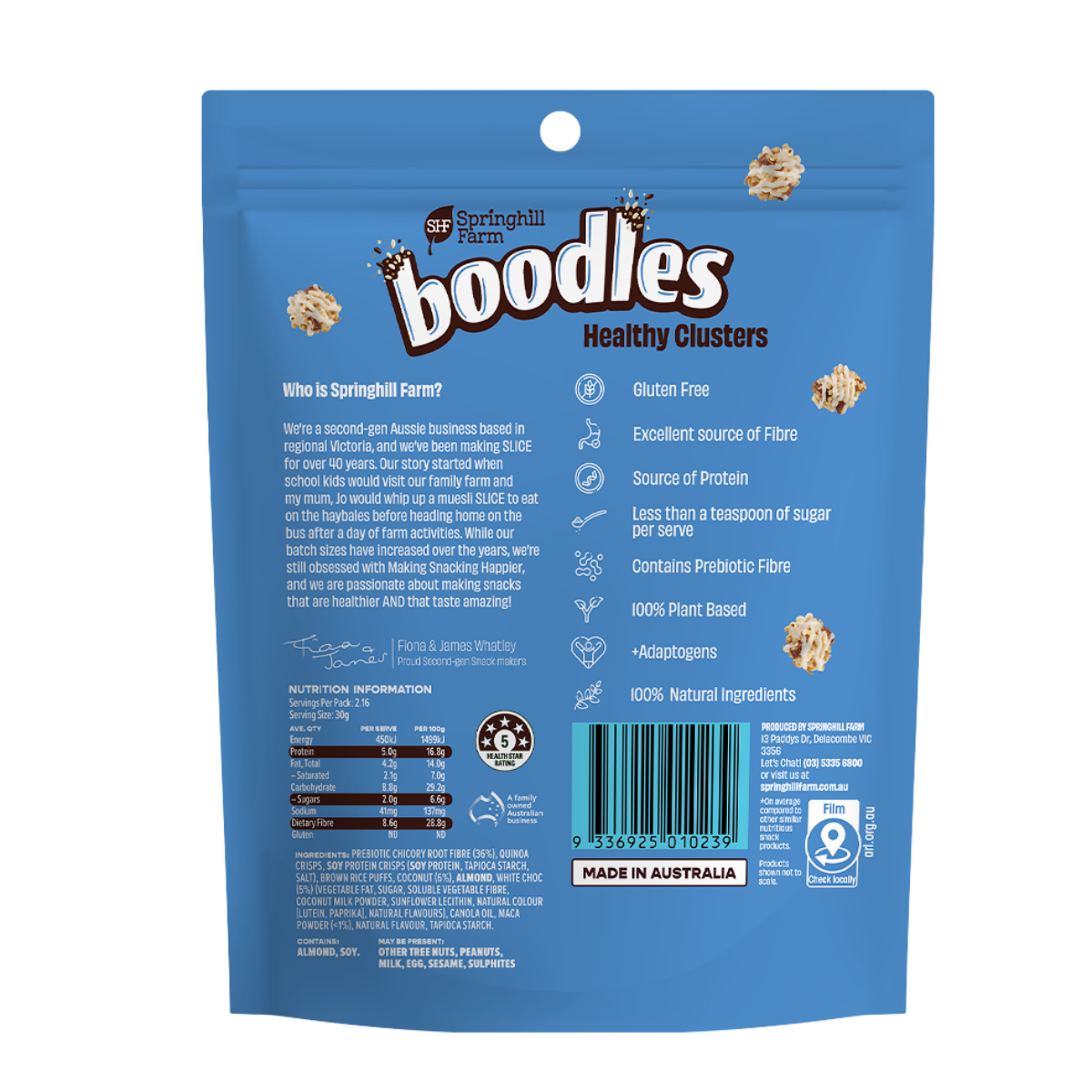 boodles Healthy Clusters - Bliss (65g x 7 Bags)