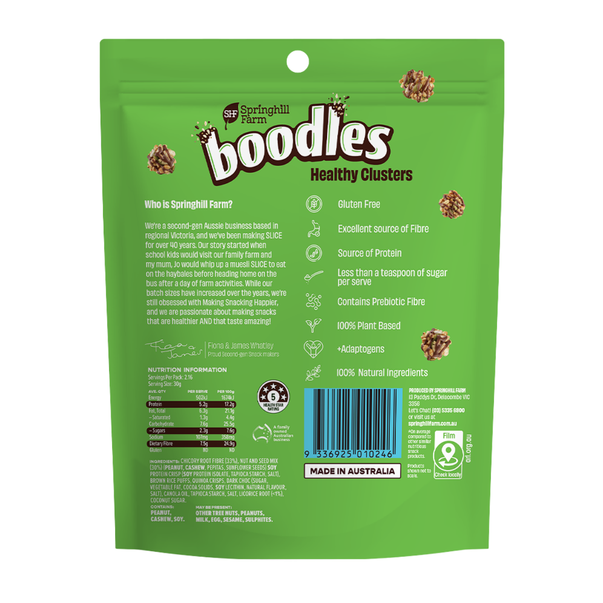 boodles Healthy Clusters - Digest (65g x 7 Bags)