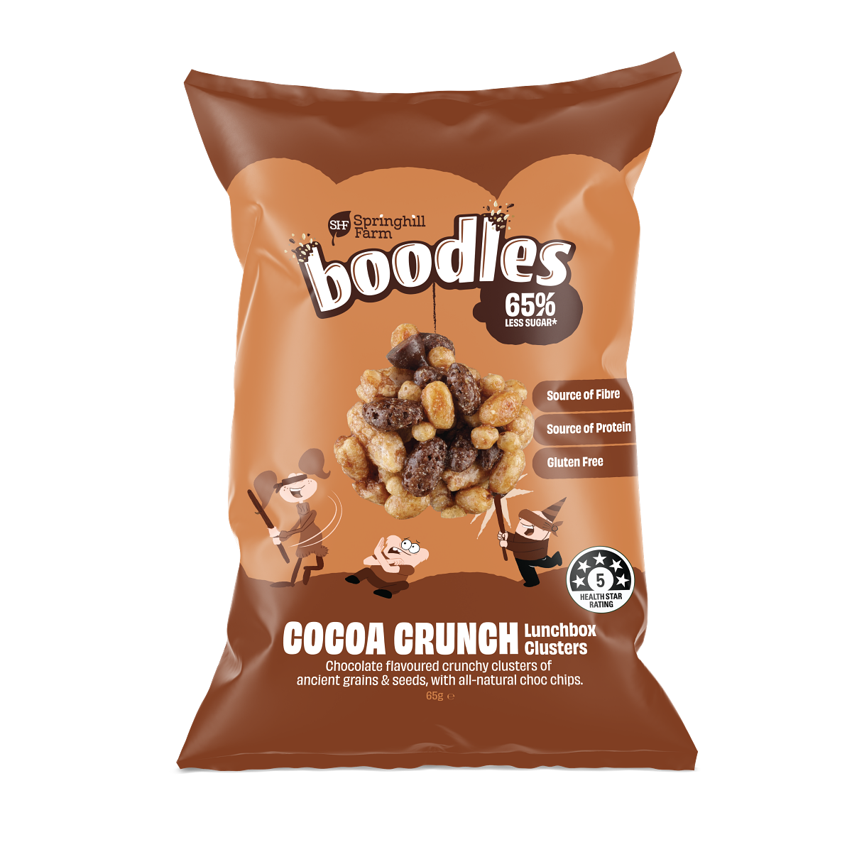 boodles Lunchbox Clusters - Cocoa Crunch (65g x 7 Bags)