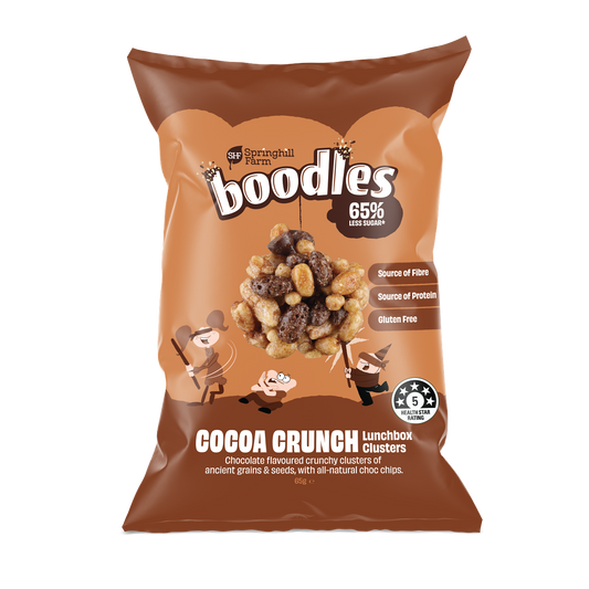 boodles Lunchbox Clusters - Cocoa Crunch (65g x 7 Bags)