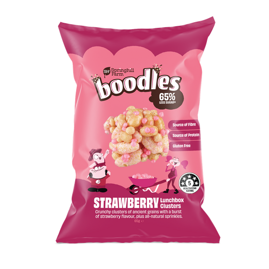 boodles Lunchbox Clusters - Strawberry (65g x 7 Bags)