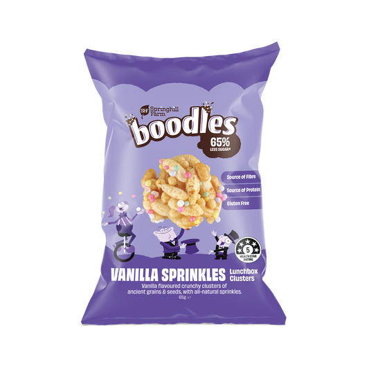 boodles Lunchbox Clusters - Vanilla Sprinkles (65g x 7 Bags)